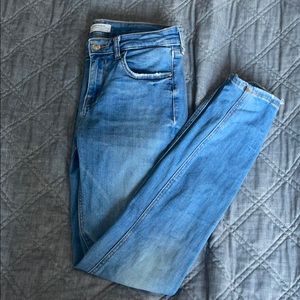 Skinny blue Zara jeans